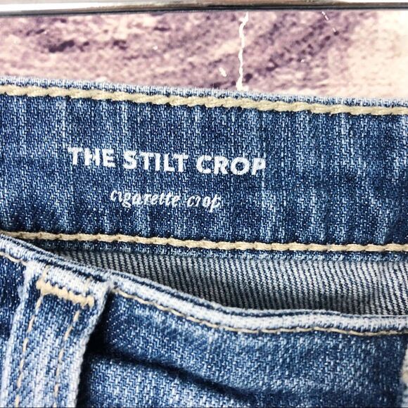 Adriano Goldschmied Stilt Crop Cigarette Jeans Sz 27 - Picture 6 of 7